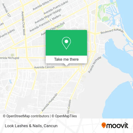 Look Lashes & Nails map