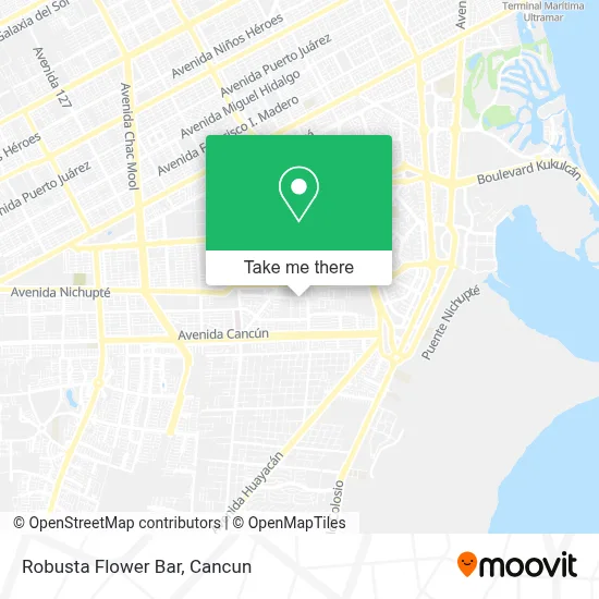 Robusta Flower Bar map