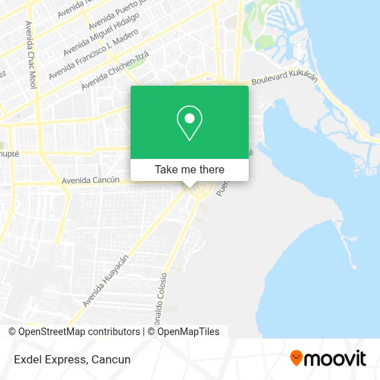 Exdel Express map