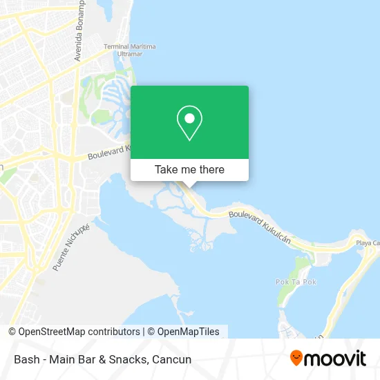 Bash - Main Bar & Snacks map