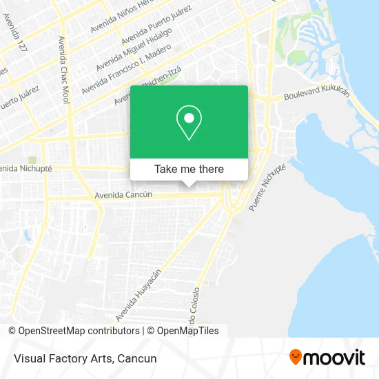 Visual Factory Arts map