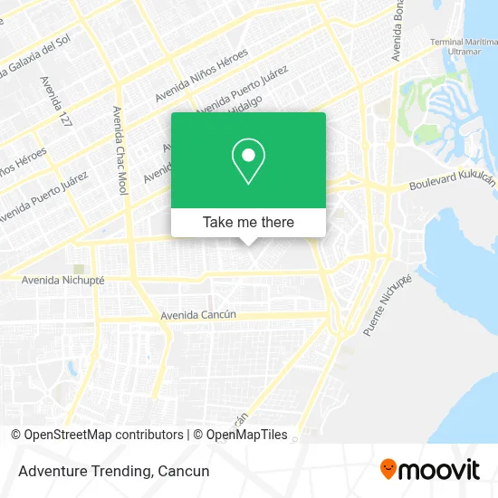 Adventure Trending map
