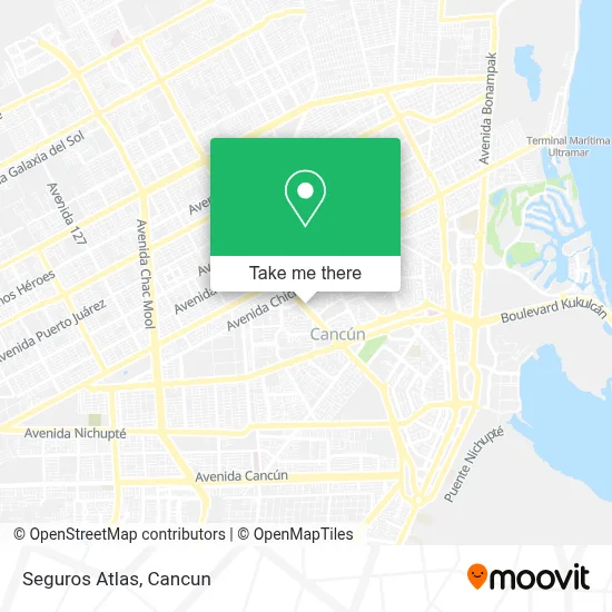 Seguros Atlas map