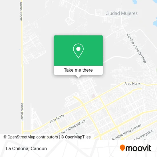 La Chilona map