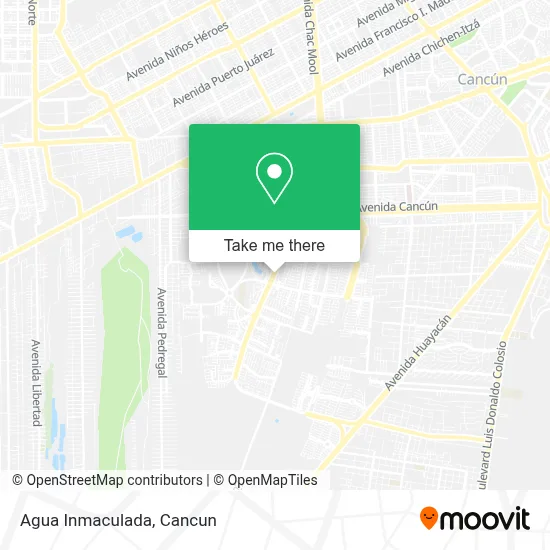 Agua Inmaculada map