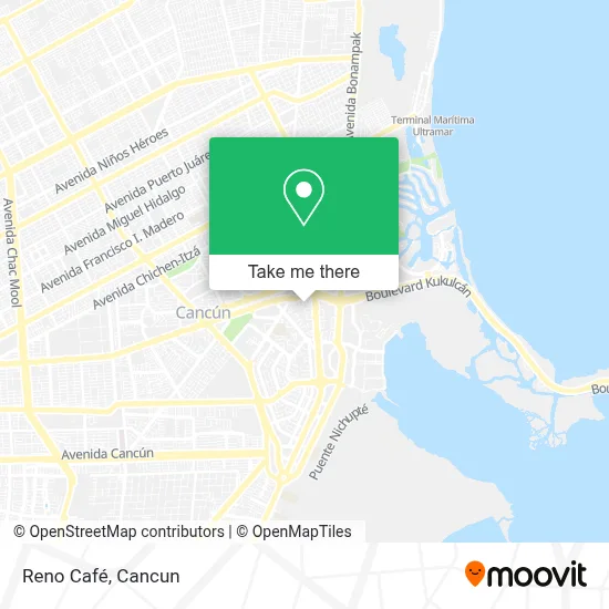 Reno Café map