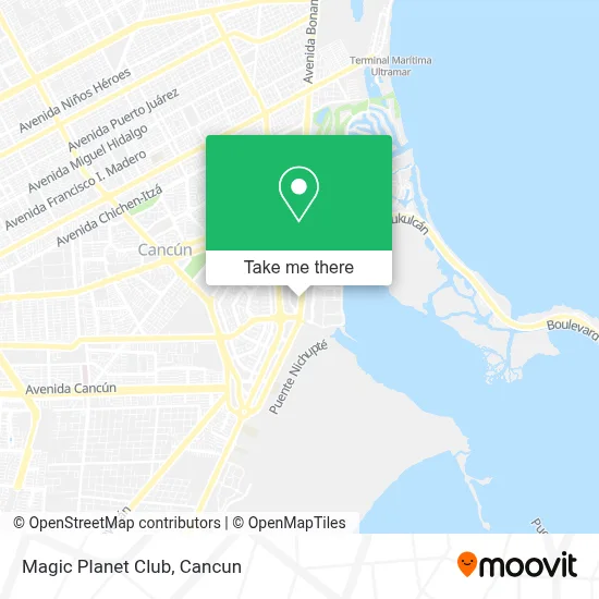 Magic Planet Club map