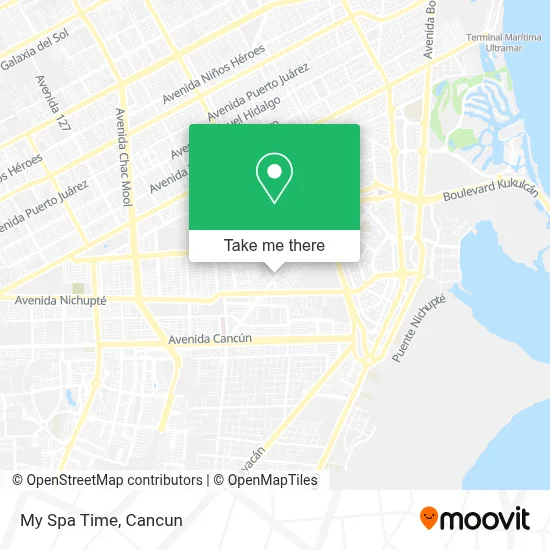 My Spa Time map