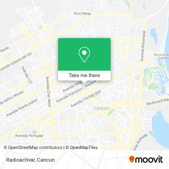 Radioactivar map