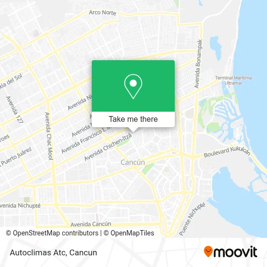 Autoclimas Atc map