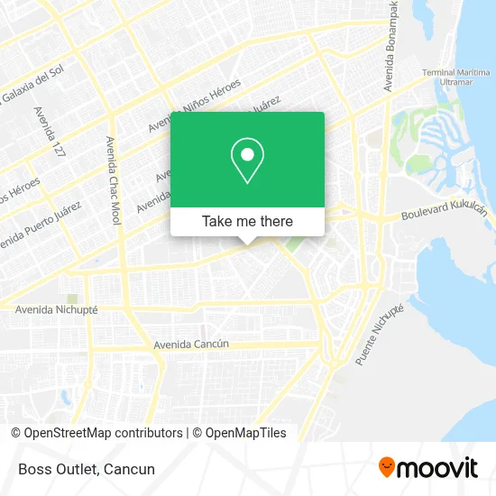 Boss Outlet map
