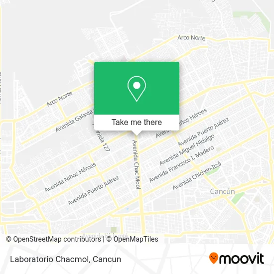 Laboratorio Chacmol map