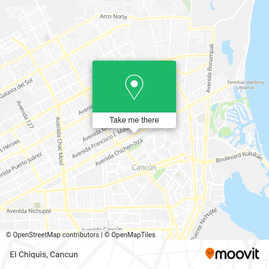 El Chiquis map