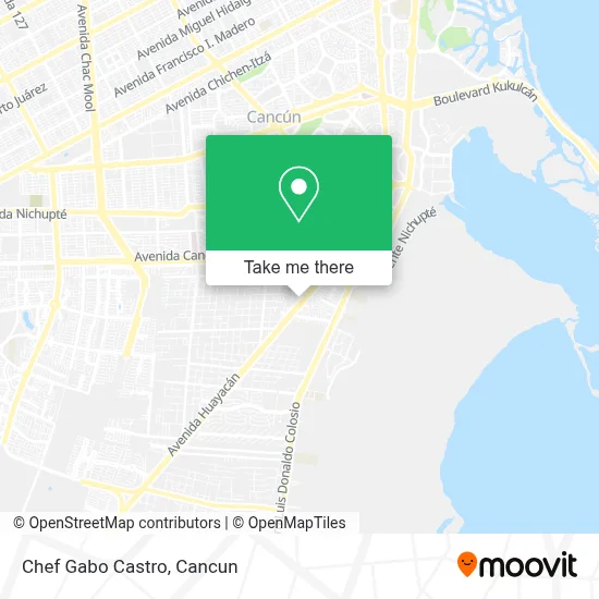 Chef Gabo Castro map