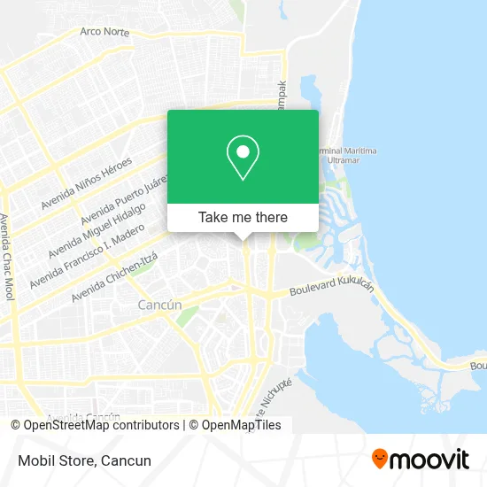 Mobil Store map