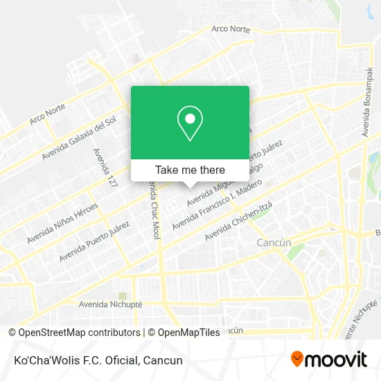 Ko'Cha'Wolis F.C. Oficial map