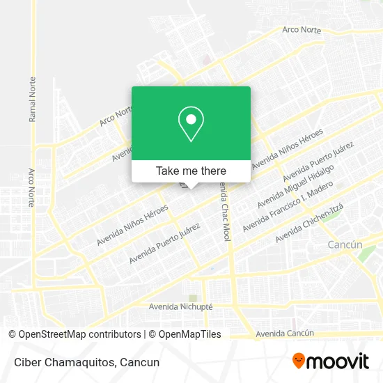 Ciber Chamaquitos map