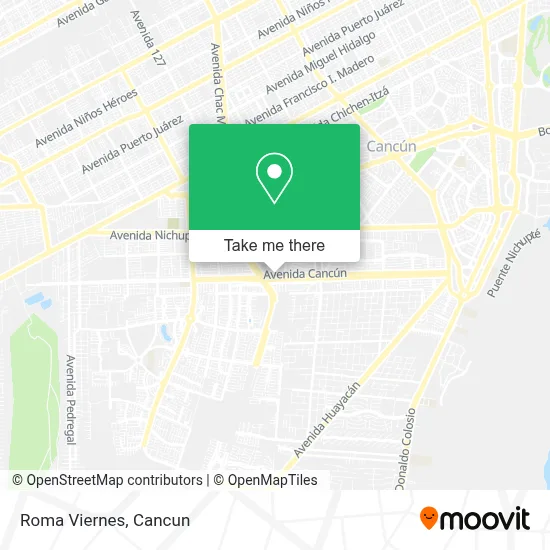 Roma Viernes map