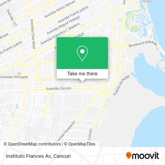 Instituto Frances Ac map