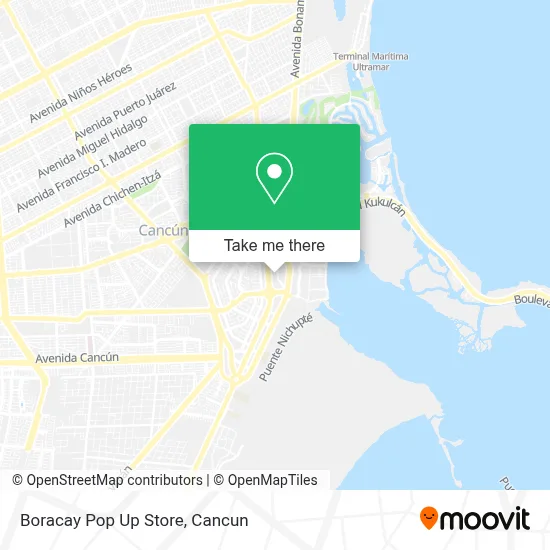 Boracay Pop Up Store map