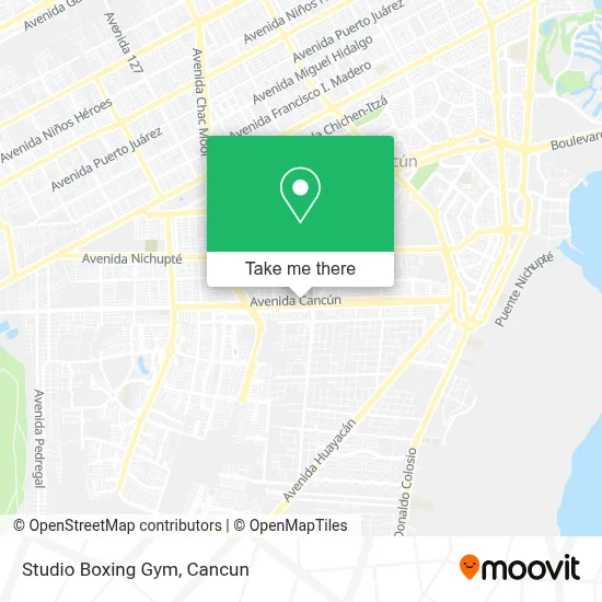 Studio Boxing Gym map