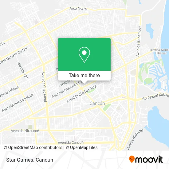 Star Games map