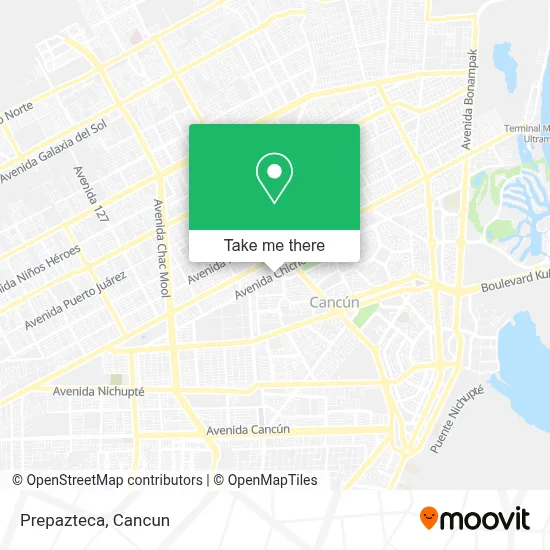 Prepazteca map