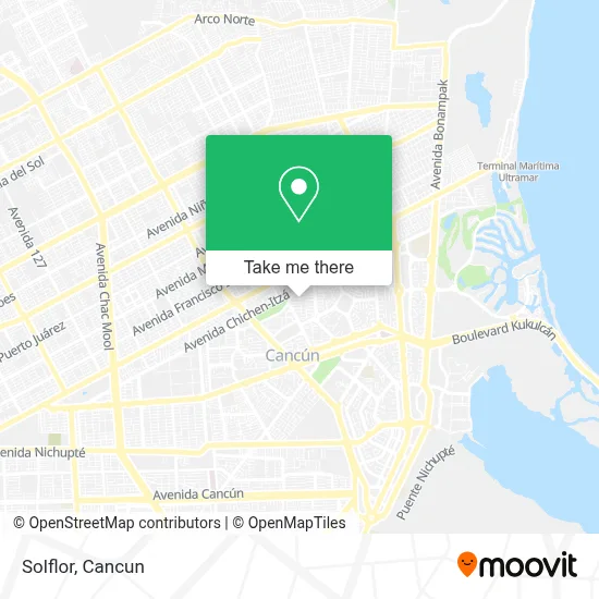 Solflor map