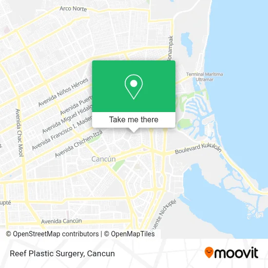 Reef Plastic Surgery map