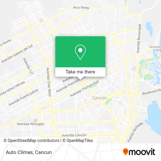 Auto Climas map