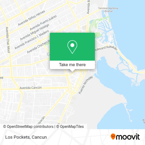 Los Pockets map