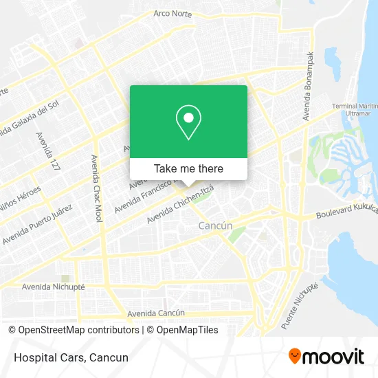 Hospital Cars map