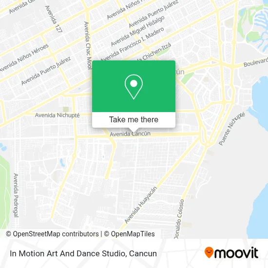 In Motion Art And Dance Studio map
