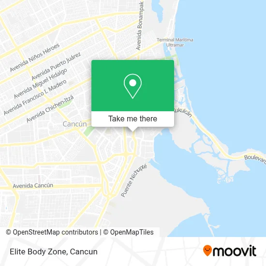 Elite Body Zone map
