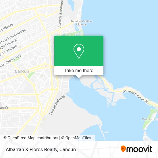 Albarran & Flores Realty map