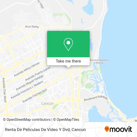 Renta De Peliculas De Video Y Dvd map