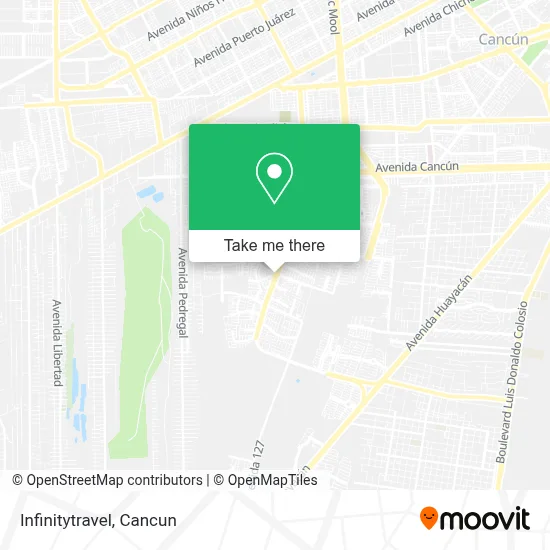 Infinitytravel map