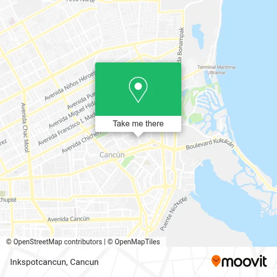 Inkspotcancun map