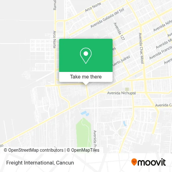 Freight International map