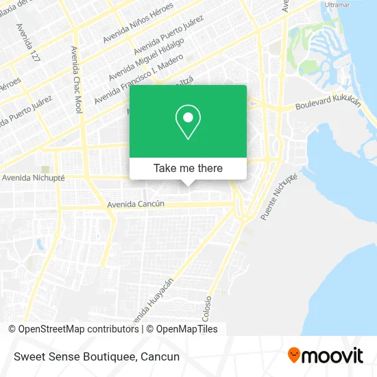 Sweet Sense Boutiquee map