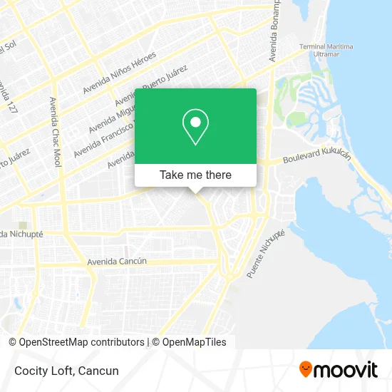 Cocity Loft map
