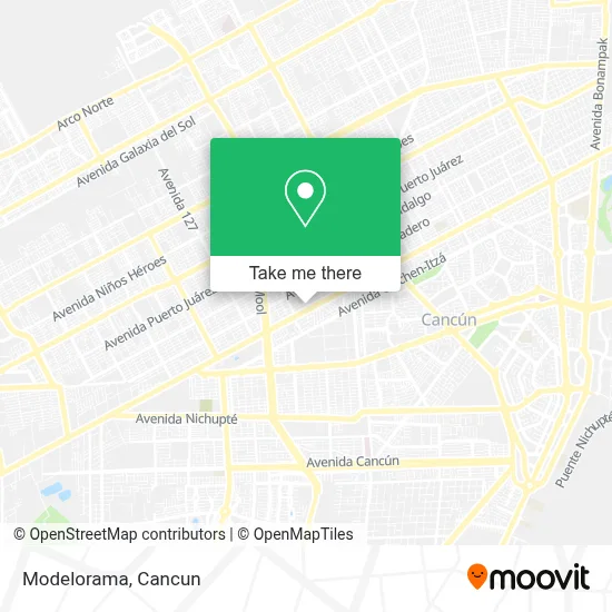Modelorama map