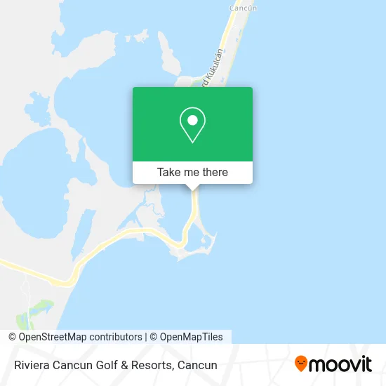 Riviera Cancun Golf & Resorts map