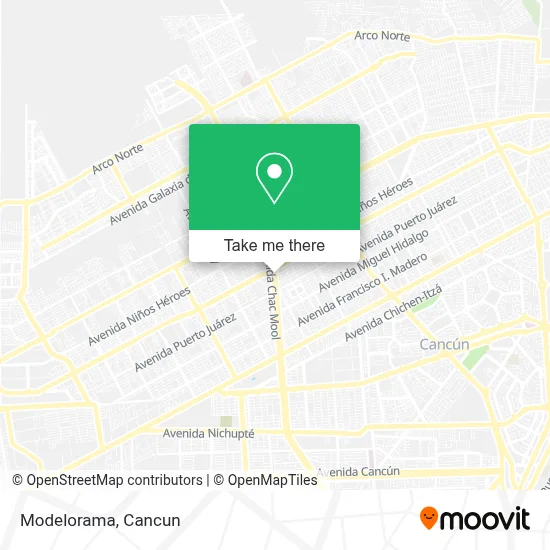 Modelorama map