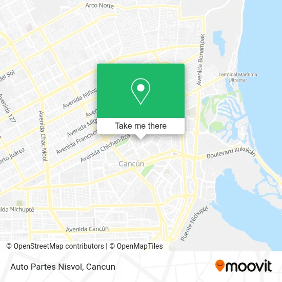 Auto Partes Nisvol map
