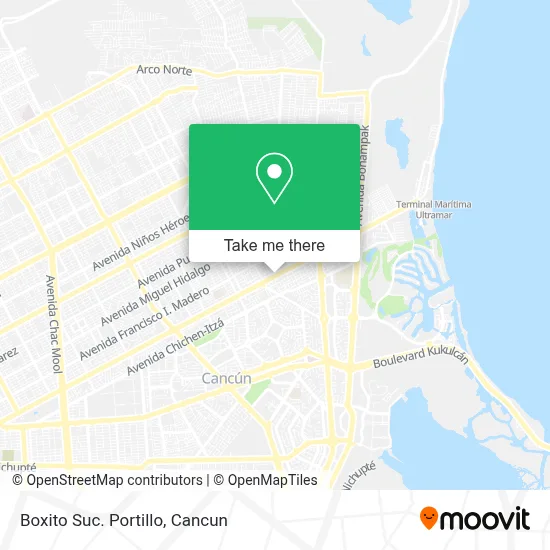 Boxito Suc. Portillo map