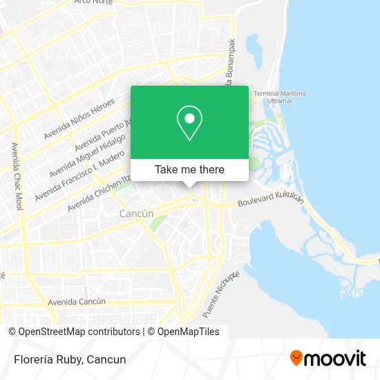 Florería Ruby map
