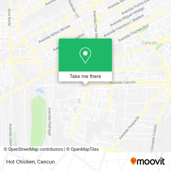 Pollo Caliente map