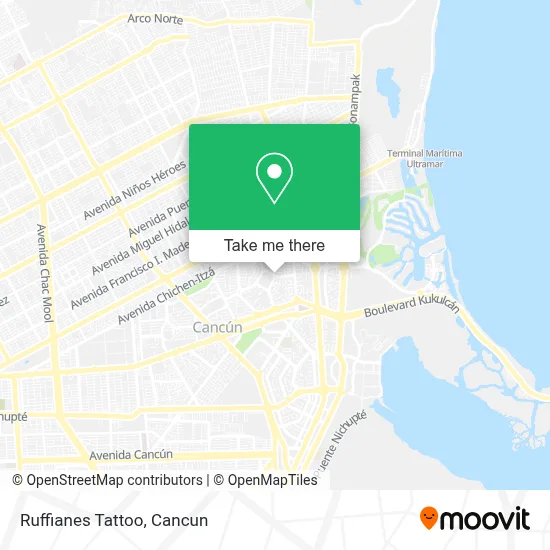 Ruffianes Tattoo map