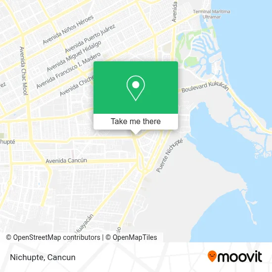 Nichupte map